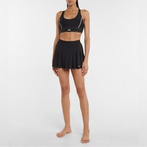 ALO YOGA | ✨NEW✨ Varsity Tennis Skirt in Black